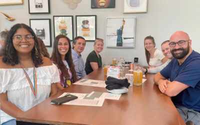 Celebrating the good scores!