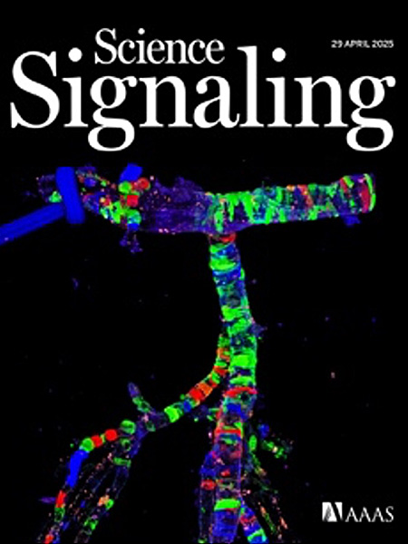 Hannah Ferris’s study on the cover of Science Signaling!