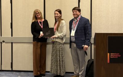 Hannah Receives Van Harreveld Award at APS!